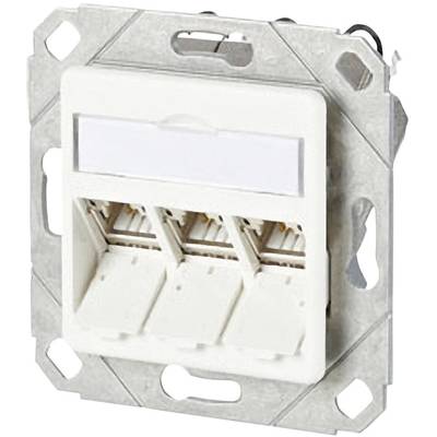 Prise réseau BTRNETCOM UPk C6A 3 Ports 180° 130B11D31102-E-0