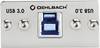 Dispositif multimédia Oehlbach PRO IN MMT-C USB.3 B/A 0.20 m argent contacts dorés
