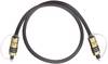 Câble de raccordement Oehlbach 6083 [1x Toslink mâle (ODT) - 1x Toslink mâle (ODT)] 3.00 m gris contacts dorés