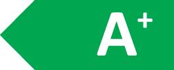 Classe d'efficacité énergétique A+ (A+ - G)