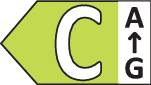 Classe d'efficacité énergétique C (A - G)