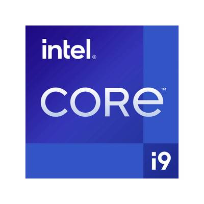 Logo bleu avec texte blanc : « Intel Core i9 »