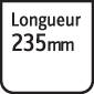 Longueur 235 mm