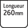 Longueur 260 mm
