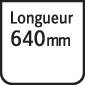 Longueur 640 mm