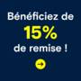15% de remise !