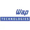 Logo de 'Wap Technologies' en lettres bleues.