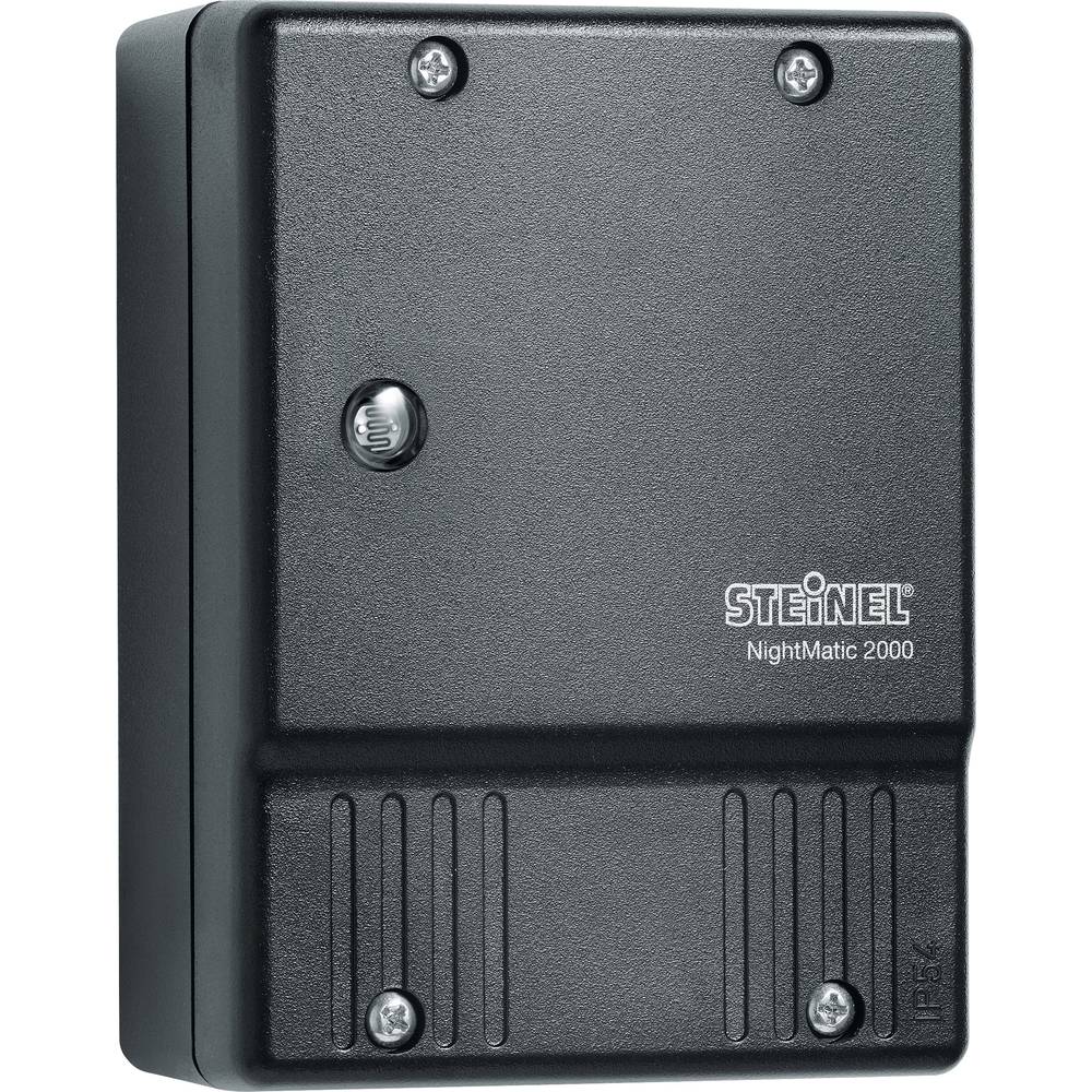 Zatemnilno stikalo Nightmatic 2000, Steinel, črne barve, največja stikalna moč 1000 W, 550318