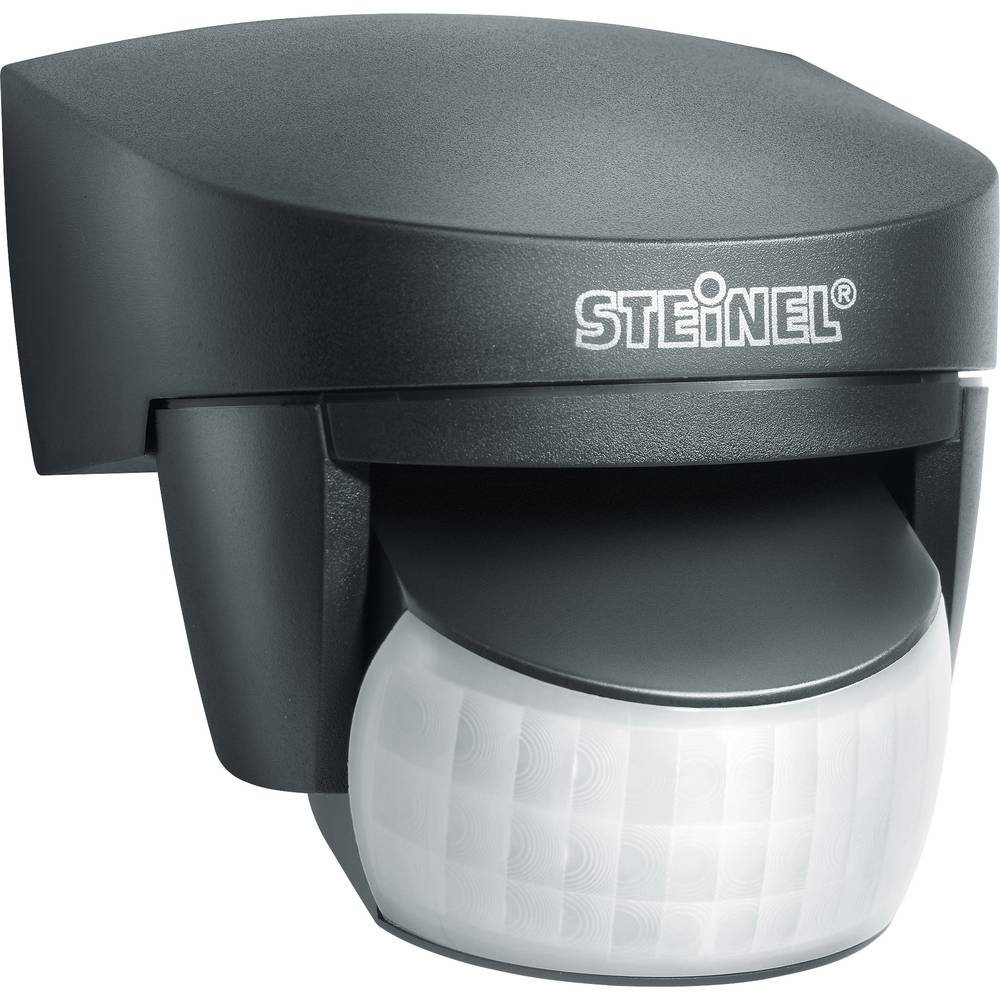 Stenski, nadometni PIR-senzor gibanja Steinel 608811 140 ° rele črne barve IP54