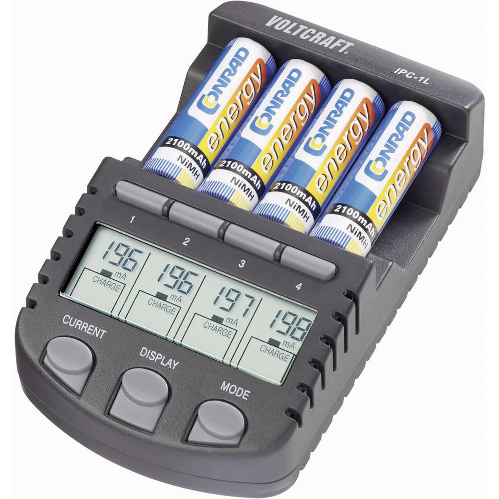 Polnilna naprava za okrogle baterije VOLTCRAFT IPC-1L Micro (AAA), Mignon (AA)/Energija_TOPOFFER/Conrad.si