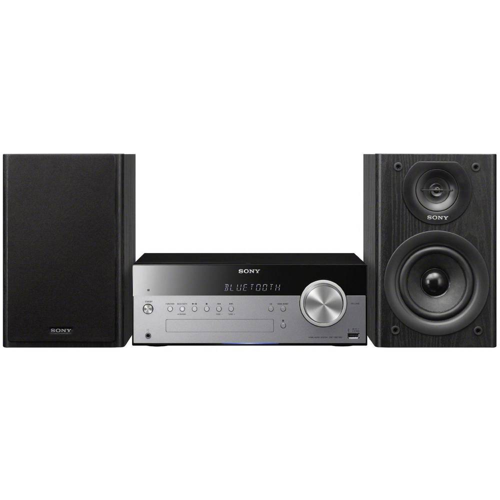 Sony cmt sbt100b stereoanlæg (bluetooth®, nfc, usb, cd afspiller, fm ... Stereoanlæg