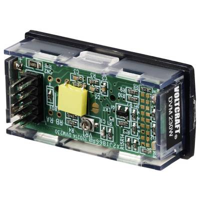 Digitalni voltmetar-modul, DVM 230W od Voltcrafta, za ugradnju. Prikazuje digitalna mjerenja električnih napona do 230V.
