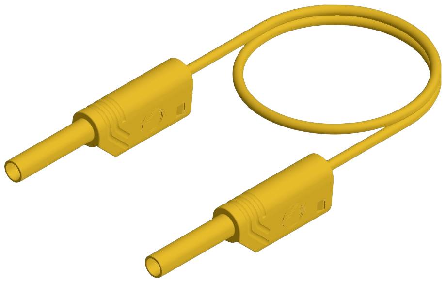 Hirschmann Test & Measurement MVL S 200/1 Au Veiligheidsmeetsnoer Banaanstekker 2 mm Banaanstekker 2 mm 2.00 m Geel 1 stuk(s)