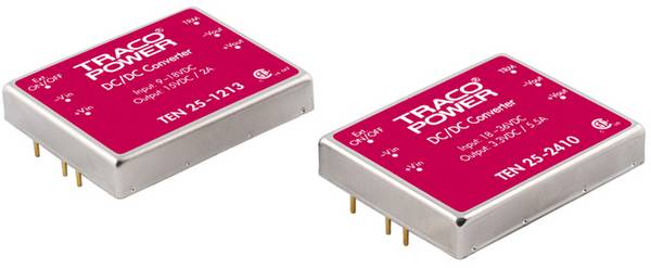 TracoPower  TEN 25-2412  DC/DC pretvarač za tiskano vezje  24 V/DC  12 V/DC  2.5 A  30 W  Broj izlaza: 1 x  Content 1 St.