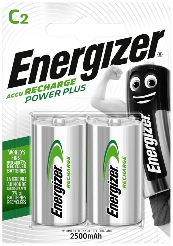 Energizer Power Plus HR14 baby (c) akumulator NiMH 2500 mAh 1.2 V 2 St.