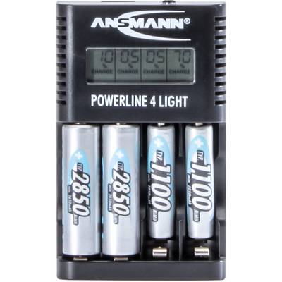 Ansmann Powerline 4 light punjač okruglih stanica nikalj-kadmijev, nikalj-metal-hidridni micro (AAA), mignon (AA)-1