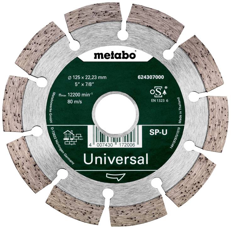 Metabo 624307000 dijamantna rezna ploča promjer 125 mm 1 St.