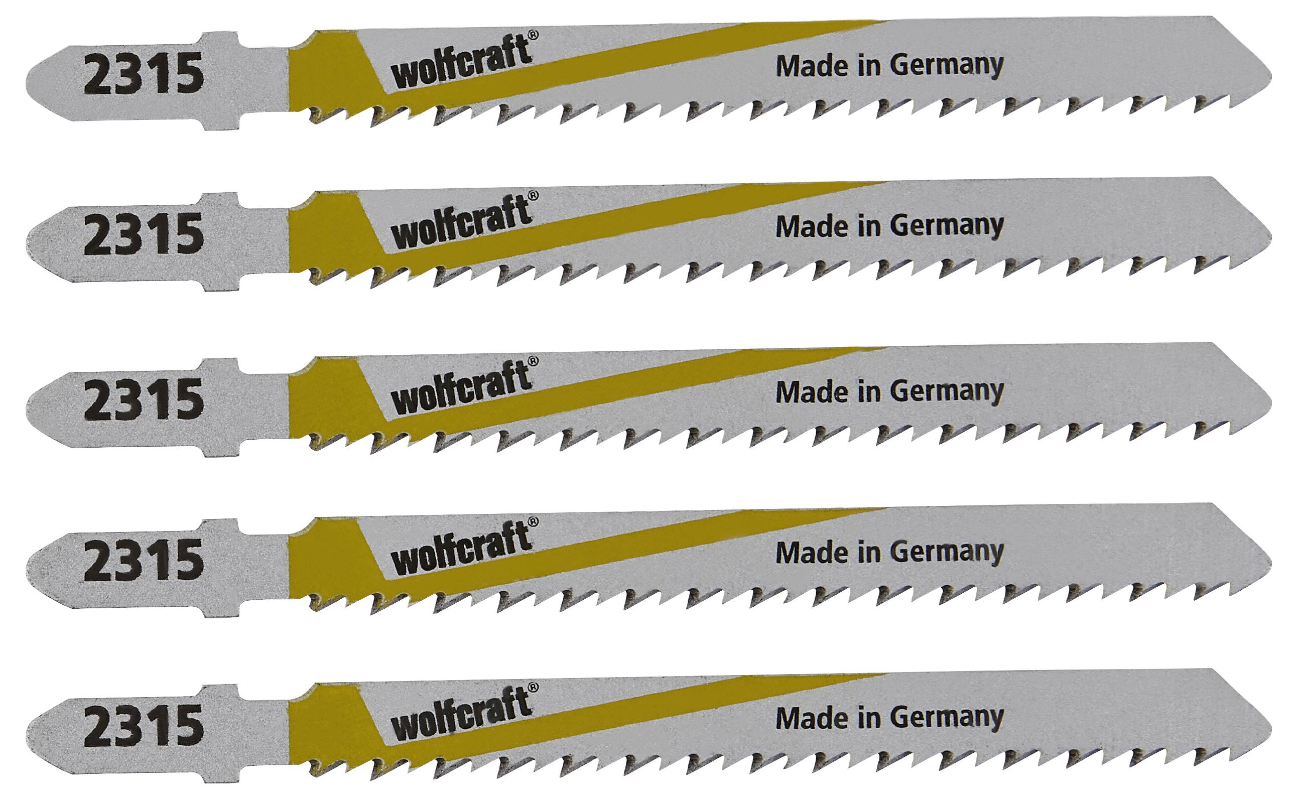wolfcraft - Decoupeerzaagblad HSS, T-schacht - 2365000