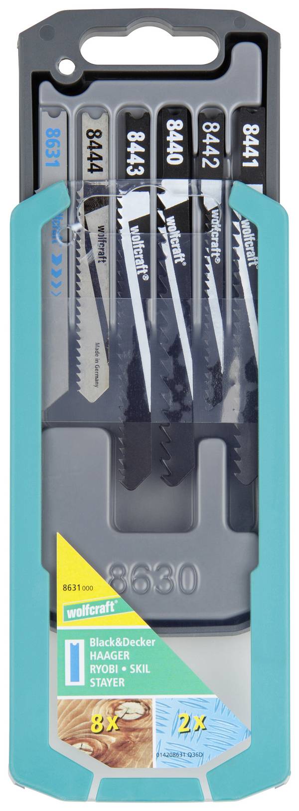 Wolfcraft 8631000 1 sorta. List ubodne pile B&D u kutiji 10 komada. 10 St.