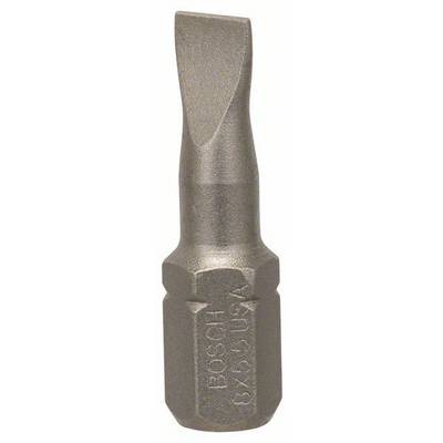 Plosnati nastavak odvijača izrađen od metala s šesterokutnom drškom. Na njemu je utisnut natpis 'BOSCH' i '8-4 USA'.