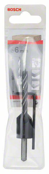 'Bosch zidarski svrdlo, 6 mm, pakirano, s dodatnom opremom. Prikladno za bušenje zidova.'
