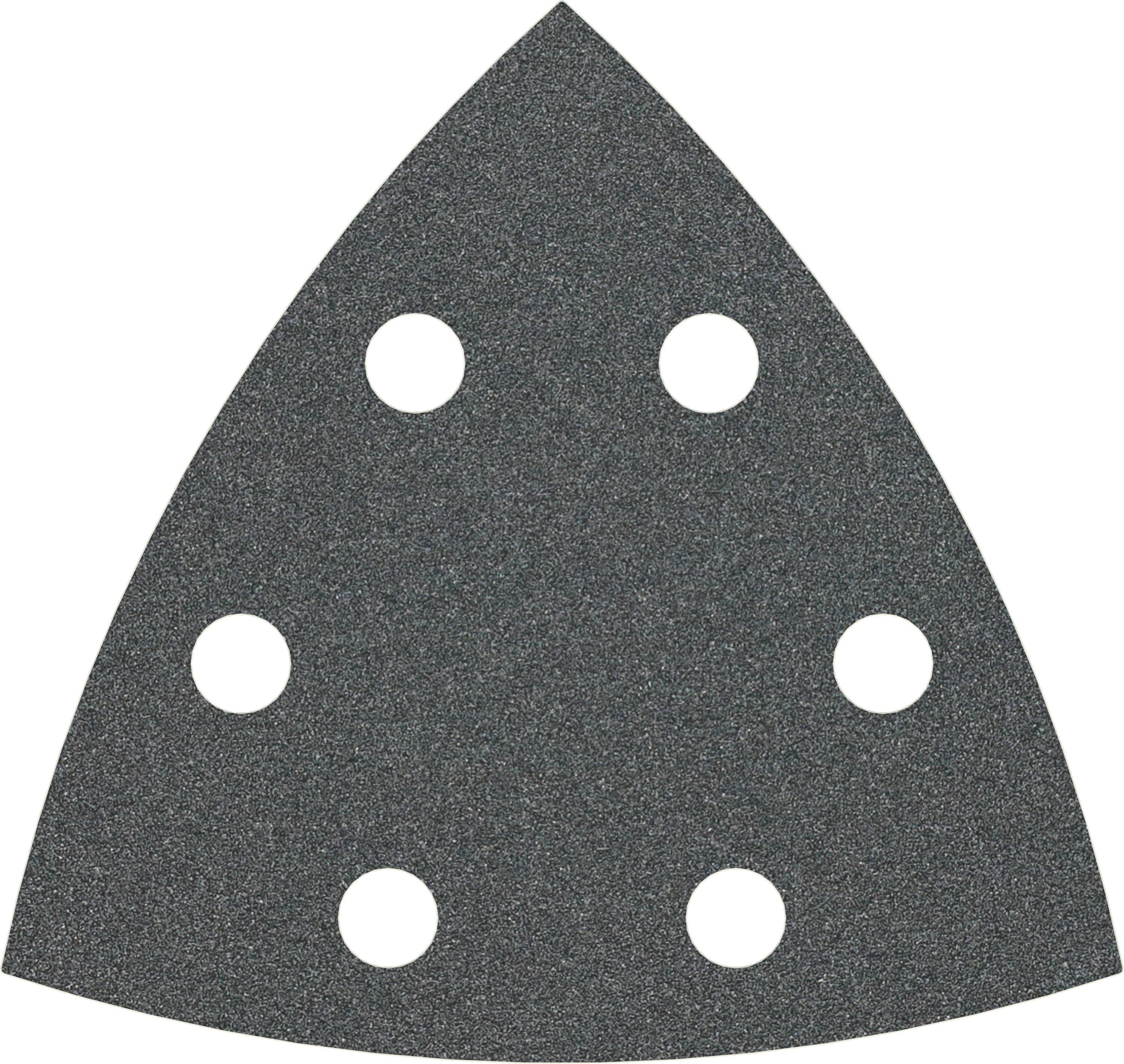 Bosch Accessories Best for Stone 2608605193 Deltaschuurpapier Met klittenband, Geperforeerd Korrelgrootte (num) 100 Hoekmaat 93 mm (l x b) 93 mm x 93 mm 5