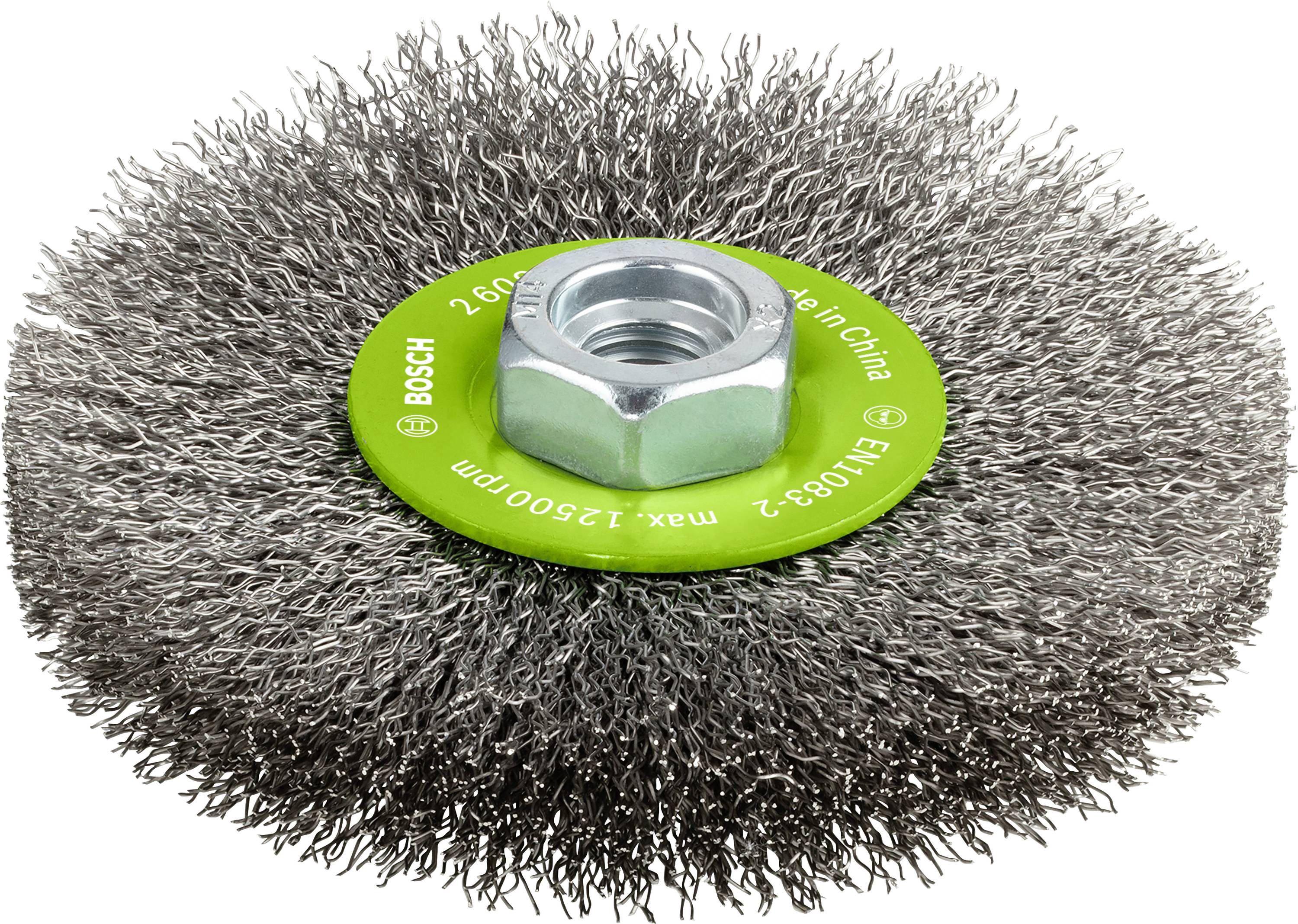 Bosch Accessories Četka za disk Clean for Inox, valovita, otporna na hrđu, 115 mm, 0,3 mm, 8500 o / min, M14 2608622107 2608622107 1 St.