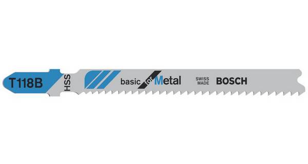 Bosch Accessories 2608631673 List ubodne pile T 118 B Basic for Metal, 3 pakiranja 3 St.