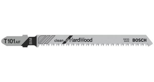 Bosch Accessories 2608634897 List ubodne pile T 101 AIF Clean for Hard Wood, pakiranje od 5 komada 5 St.