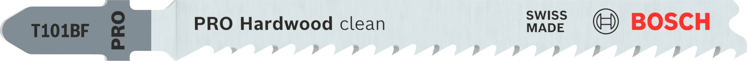 Bosch Accessories 2608634988 Decoupeerzaagblad T 101 BF, Clean for Hard Wood, verpakking van 25 stuks 25 stuk(s)