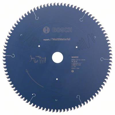 Disk za kružnu pilu Bosch za višestruke materijale, tamno plavi, s brojnim zubima. Pogodan za preciznerezove u različite materijale.