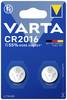 Varta LITHIUM Coin CR2016 Bli 2 gumbasta baterija CR 2016 litijev 87 mAh 3 V 2 St.