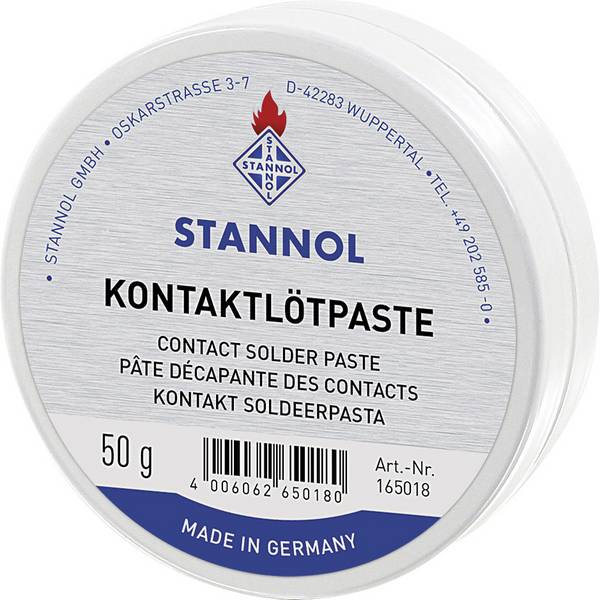 Stannol 165018 pasta za lemljenje Sadržaj 50 g F-SW 26