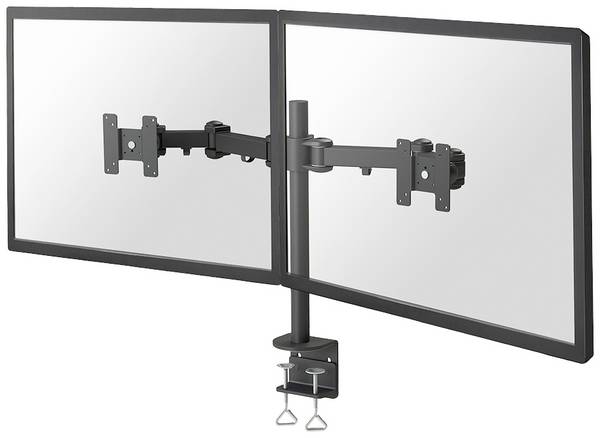 <br>  Neomounts<br>  FPMA-D960D<br>  <br>  stolni nosač za monitor<br>  2 Zaslon(i)<br>  25,4 cm (10") - 68,6 cm (27")<br>  crna<br>  mogučnost savijana, okretni, rotirajuči, proširivi<br>
