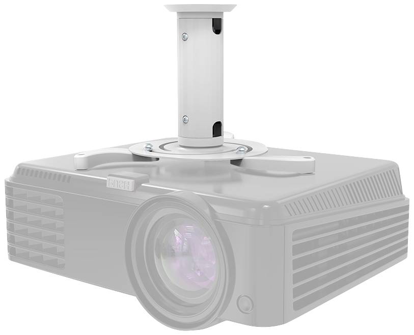 Neomounts support plafond projecteur Plafond 15 kg Manuel 80 150 mm 360° BEAMER C80WHITE - vue 1
