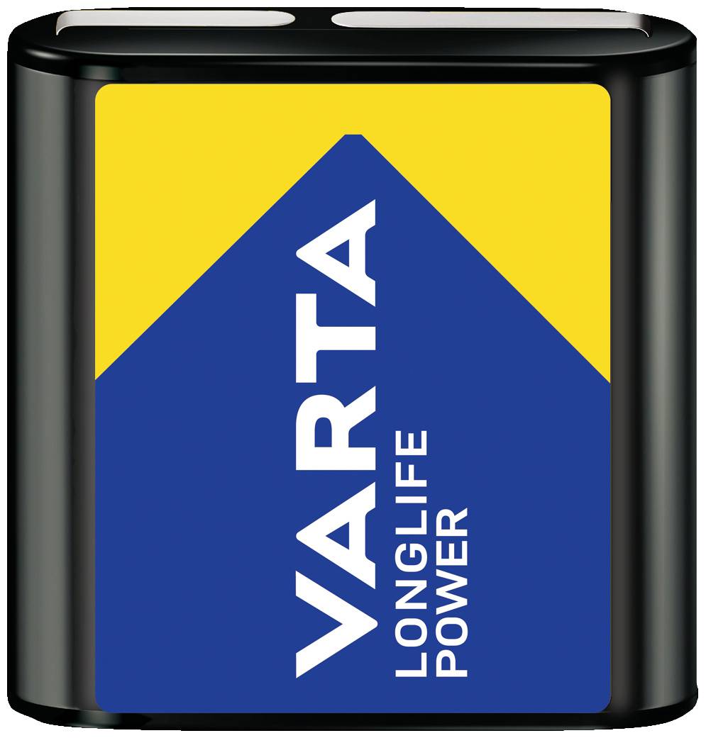 Platte batterij (4,5V) Varta LONGLIFE Power 4.5V Bli 1 Alkaline 6100 mAh 1 stuk(s)