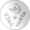 Varta gumbasta baterija 364 1.55 V 1 St. 17 mAh srebrovo-oksidni SILVER Coin V364/SR60 Bli 1