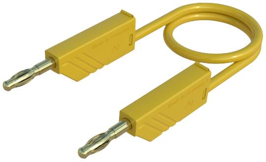 Hirschmann Test & Measurement MLN 50/2,5 GE Meetsnoer Banaanstekker 4 mm Banaanstekker 4 mm 0.50 m Geel 1 stuk(s)