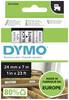 etikete DYMO D1 53713 poliester Boja trake: bijela Boja slova:crna 24 mm 7 m