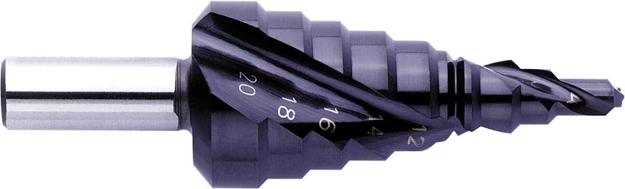 EXACT  796 / 07022 HSS Foret &eacute;tag&eacute; Longueur totale 67 mm TiAIN tige &agrave; 3 surfaces 1 pc(s) 