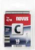 Novus Office 105106000 uska spajalica tip 4 1100 St. Dimenzije (D x Š x V) 18 x 6 x 18 mm