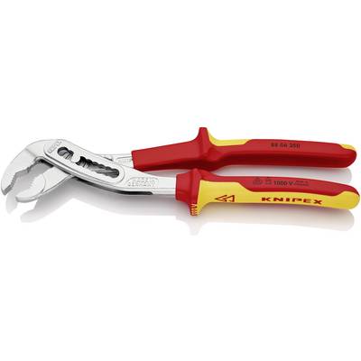Crvene i žute Knipex kliješta s izoliranim ručkama, projektirana za rad na visokonaponskim sustavima do 1000 V.