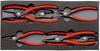 Knipex 00 20 01 V02 komplet kliješta za uskočnik Pogodno za (kliješta za sigurnosne prstenove) vanjski i unutarnji prsten 12-25 mm, 19-60 mm 10-25 mm, 19-60 mm Šiljasti oblik iskrivljen ispod kuta 90°, ravan