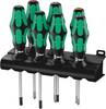 Radionički odvijač 7-dijelni set Wera 335/350/367/7 Lasertip ravni, križni Phillips, križni Pozidriv, unutarnji TORX