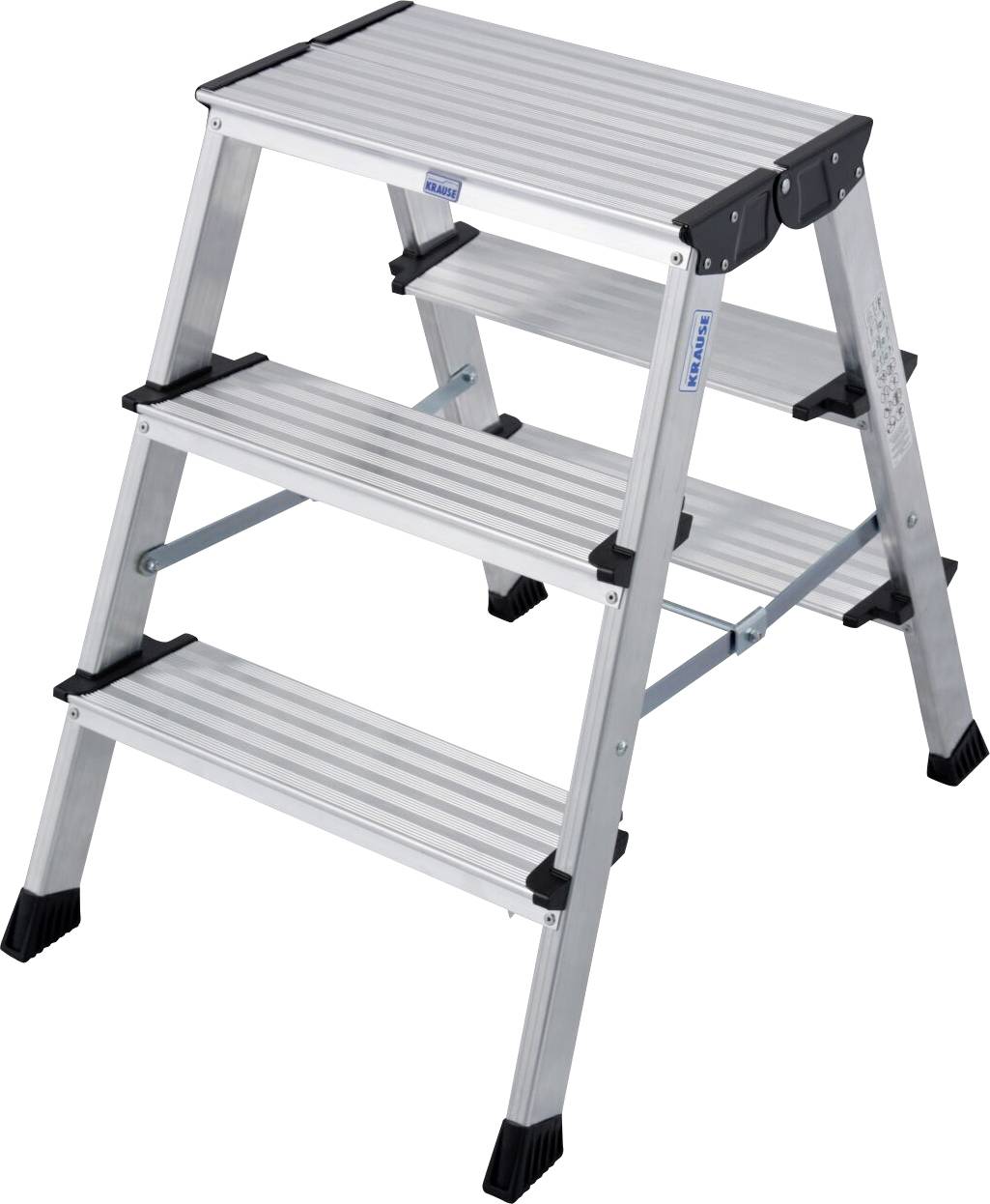 Krause MONTO Treppo 126030 aluminij dvostruka sklopiva Radna visina (maks.): 2.65 m srebrna 3.80 kg-0