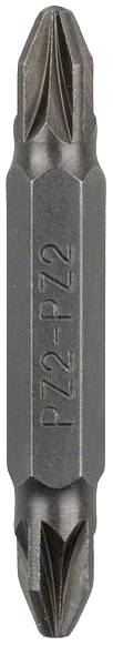 Bosch Accessories 2609255957 Dubbelbit Aandrijving: 1/4 (6,3 mm) Uitvoering: Kruiskop Pozidriv PZ 2 45 mm