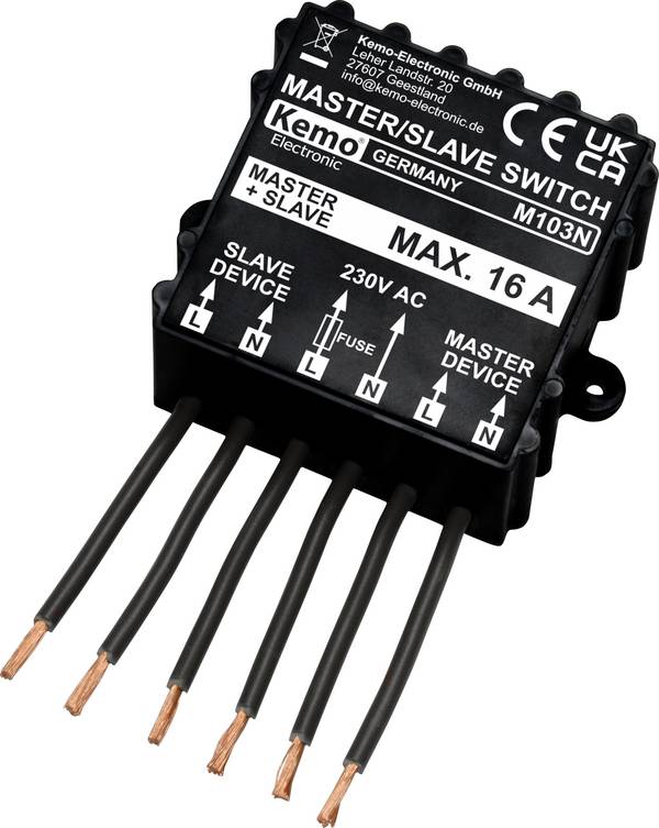 Kemo M103N prekidač master/slave modul 230 V/AC