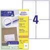 Avery-Zweckform 3483-200 univerzalne naljepnice 105 x 148 mm papir bijela 880 St. trajno prianjanje tintni pisač, laserski pisač, laserski pisač u boji, mašina za kopiranje, kopirni uređaj u boji, rukopis