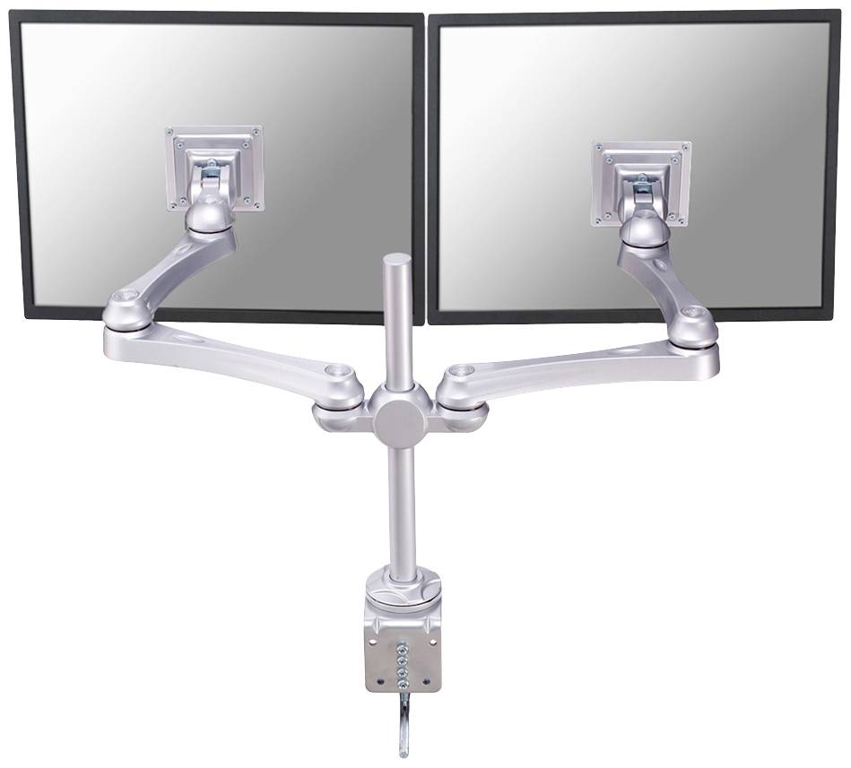 Neomounts FPMA-D930D Tafelbeugel voor monitor 25,4 cm (10) - 76,2 cm (30) In hoogte verstelbaar, Kantelbaar, Zwenkbaar, Roteerbaar, Uittrekbaar