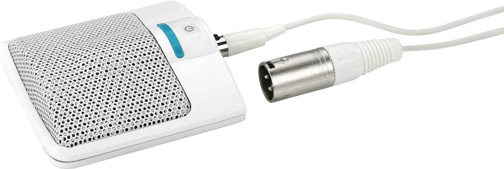glasovni mikrofon Monacor ECM-306B/WS Način prijenosa:žičani uklj. kabel